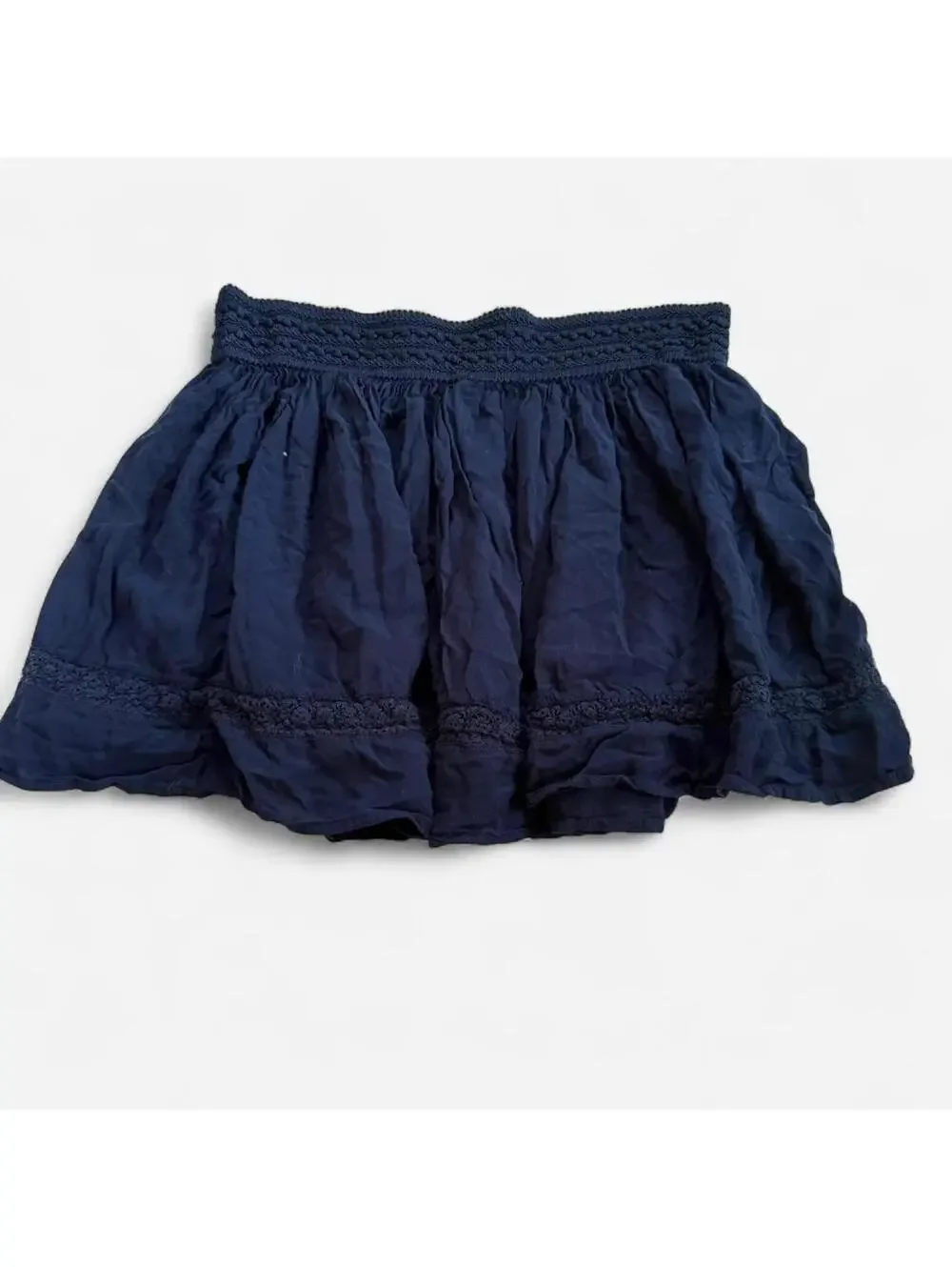 Aeropostale Women's Navy and Blue Skirt